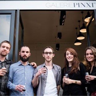 Alice Lévêque, Pauline Devès, Paul Gouëzigoux, Jimmy Beunardeau et Alexandre Chamelat étudiants ETPA