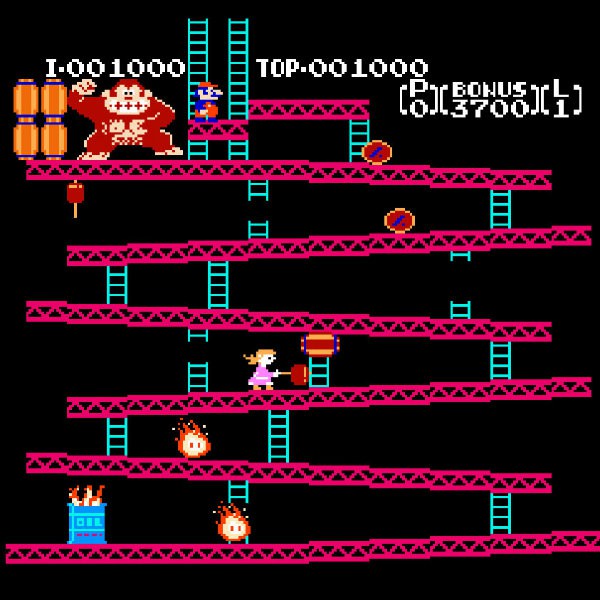 donkey kong nes